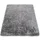 Hochflor Teppich Wohnzimmer Schlafzimmer Shaggy Einfarbig Flauschig Modern Grau 80x150 cm