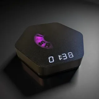 Saumi Das Saufmessgerät - Digitaler Trink-Timer & Bier-Untersetzer | Elektronisches Trinkspiel mit USB-C | Lustiges Party Gadget & Geschenk für Erwachsene, JGA und Festival