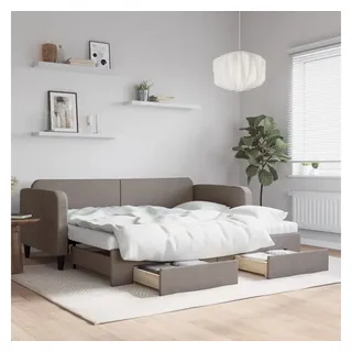 vidaXL Tagesbett 90 x 200 cm Schwarz