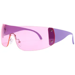 CHUNNUAN Luxus Punk 2000er Sonnenbrille Neue Frauen Retro Designer Sonnenbrille Schatten Brille Female Gradient Brille 6