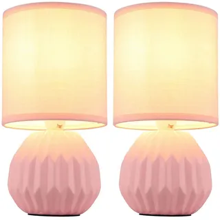 GLOBO Tischleuchte pink 2 St.