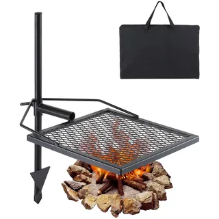 Vevor Drehspieß Schwenkgrill schwarz