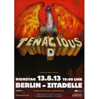 Tenacious D - Berlin, Berlin 2013 » Konzertplakat/Premium Poster | Live Konzert Veranstaltung | DIN A1 «
