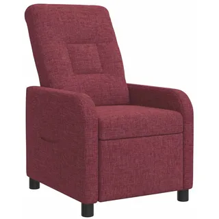 vidaXL Liegesessel Weinrot Polyester 1-St 75 x 90 x 90 cm Rot