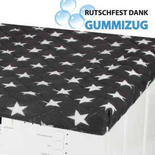 bc-agentur Waschmaschinenbezug 60x60cm Sterne/Anthrazit