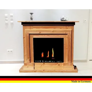 Bioethanol Gel Ethanol und Gelkamin Kamin Berlin Deluxe Natur incl. 3 l Brenner