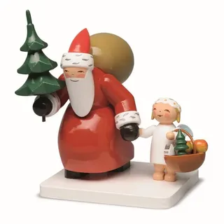 Wendt & Kühn Weihnachtsmann mit Baum und Engel 5301/7