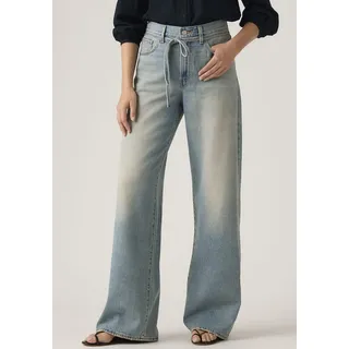 Levi's XL Straight Jeans in Mittelblau mit Wide Leg-W29 / L31