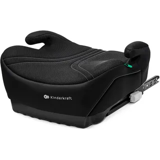 Kinderkraft I‐BOOST 2 PRO, i‐Size Kindersitz 125‐150 cm, Autositz mit ISOFIX, Atmungsaktiv, leicht & Sicher, Schwarz