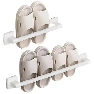 Jumpeak Schuhregal Schuhregal ohne Bohren,Aluminium,platzsparend,10kg,3 Größen, handtuchhalter ohne bohren schwarz, Handtuchhalter & Ablage ohne Bohren,stabil,rostfrei,2 Farben weiß