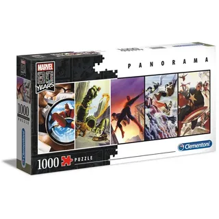 Clementoni® Puzzle 80 Jahre Marvel Panorama (1000 Teile), 1000 Puzzleteile