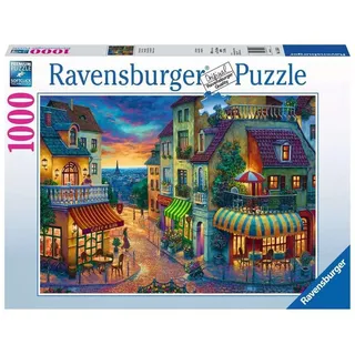 RAVENSBURGER 10215265 EIN Abend in Paris Erwachsenen-Puzzle, schwarz, 68,6 x 50,8 cm