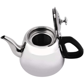 1.5L / 2L Edelstahl Teekanne Herd Top Teekanne Kaffeekanne Teaware Wasserkocher mit Filter Tee Zubehör Familie Partygebrauch(1.5L)