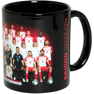 FC Bayern München Tasse Team 2023-24 Schwarz