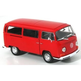 Welly VW Bus T2 1972 rot 1:24 Modellauto