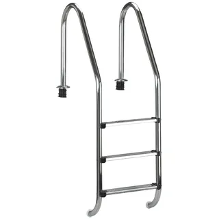 KWAD Edelstahlleiter silber 120 cm