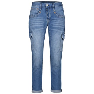 Herrlicher 5-Pocket-Jeans Damen Jeans SHYRA CARGO LIGHT DENIM (1-tlg) blau 30