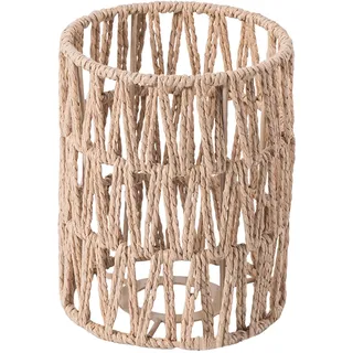 1 Stück Lampenschirm Hängelampe Boho, Stehlampe Pendelleuchtenschirm,Lampenschirm Rattan Klein Hängelampe Rattan Ersatzschirm Zubehör für Tischlampe,Korblampen Hängend, Fur Esszimmer Bar