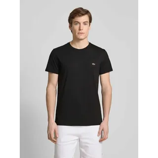 T-Shirt mit Rundhalsausschnitt, Black, XXXL