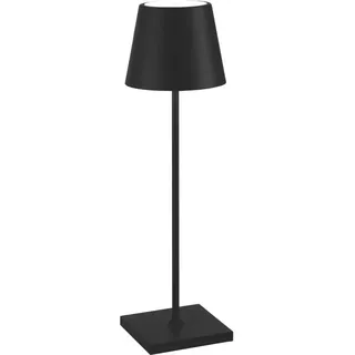 Zafferano Akkuleuchte Poldina Pro 38 cm Schwarz