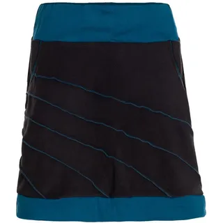 Vishes - Alternative Bekleidung - Thermorock Warmer Damen Winterrock kurz Minirock aus ECO-Fleece schwarz 50 - 50