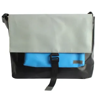 Laptoptasche 7CLOUDS "Tego 7.4" Gr. B/H/T: 36 cm x 29.00 cm x 10 cm one size, blau (black, grey, lightblue) Damen Taschen Koffer