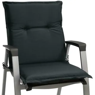 Beautissu Niederlehner Auflage 100 x 50 x 6 cm grau 1-tlg.