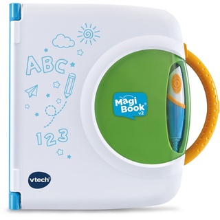 Vtech® Kindercomputer MagiBook v2, Interaktives Lernbuchsystem, mit 2 Lernbüchern bunt