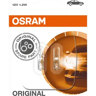 Osram Glühlampe Halogen W1,2W 12V/1,2W 2 St.