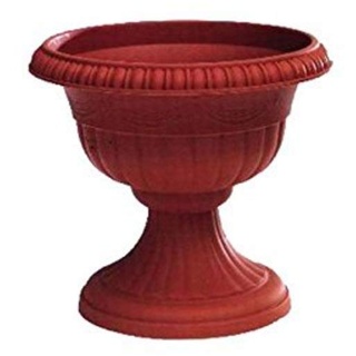 Vase Fuß hoch aus Kunststoff. Design von Formen Kuriertasche und elegante, eignet sich als hervorragendes Möbelstück ist in Innen die externe.