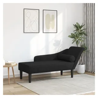 vidaXL Chaiselongue Loungesofa schwarz