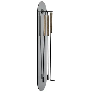 blomus Kamingarnitur Blomus Kaminbesteck 3-tlg. Wandmontiert -ASHI-