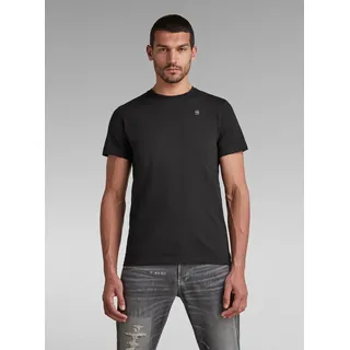 G-Star Base-s Ribbed Kurzarm-T-Shirt Dark Black XS