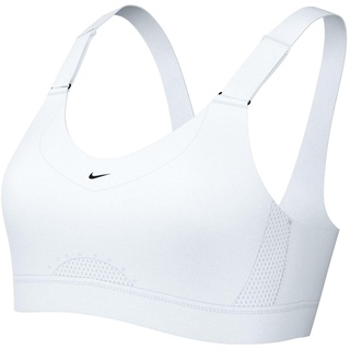 Nike Alpha verstellbarer High Support Sport-BH Damen 100 white/white/stone mauve/black L C-E