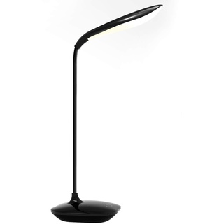 TOHOOYO Schreibtischlampe LED-Lampen-Schreibtisch-Lampe Augenschutz Flexible Nachttischlampe nachladbare Lesen-Schreibtisch-Licht-nachladbare schwarz