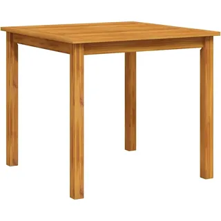 vidaXL Akazienholz Massiv Gartentisch Rustikal Esstisch Balkontisch Holztisch Massivholztisch Gartenmöbel Tisch Terrassentisch 85x85x74cm