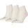 Socken Quarter Plain 3er Pack Weiß 39-42