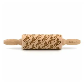 Folkroll Teigroller 3D-Motiv-Teigrolle Pferde, junior, 23 cm,