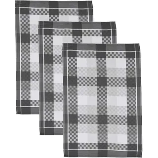 Ross Geschirrtuch ROSS "SUPERIOR", schwarz (anthrazit, weiß, grau), B:50cm L:70cm, 100% Baumwolle, Geschirrtücher, Geschirrtuch, aus 100% Baumwolle, 50x70 cm