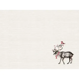 Mank Tischset aus Airlaid - Design: Knut, 40 x 30cm, 100 Stück - Rentier Weihnachten