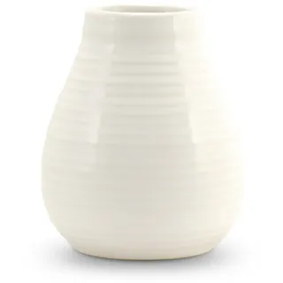 caámate. Mate Tee Becher ● Keramik Kalebasse ● leichte Reinigung + einfache Zubereitung für den puren Geschmack (weiß)
