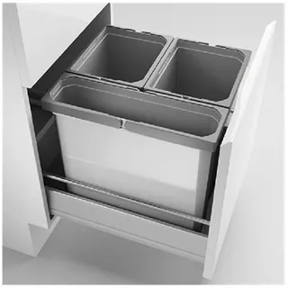 Naber Cox® Box 360 S/450-3 Abfallsammelsystem, ohne Biodeckel, hellgr...