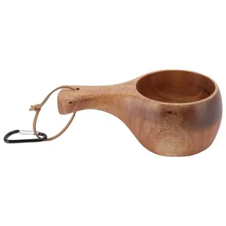 Holzbecher, handgefertigt – skandinavischer Stil – mit Trageband – hochwertiges Holz – gesund und umweltfreundlich – einzigartiges Design...