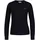 Stretch Cotton Cable C-Neck Blau XXL