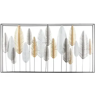 Atmosphera - Wanddekoration Blätter - Metall 134 × 68 Cm Créateur D'Intérieur