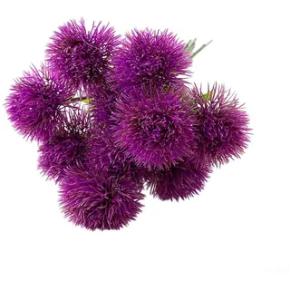 Bezaubernde künstliche Pusteblume Ornament für besondere Anlässe und Versammlungen (C129 Lila)