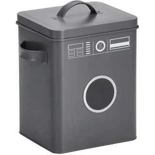 Zeller Waschpulver-Box 19 x 15,5 x 23 cm 6-tlg. grau