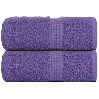 vidaXL Seiftücher 30 x 30 cm lila 2 St.