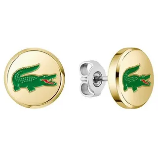Lacoste Ohrstecker ARTHOR grün Edelstahl