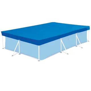 Rechteckige Poolabdeckung - 220x150cm / 260x160cm / 300x200cm Poolabdeckung für Rechteckige Aufstellpools - Rectangular Pool Cover - Easy Set Staubdicht Pool Abdeckung für Rechteckiger Rahmen Pool
